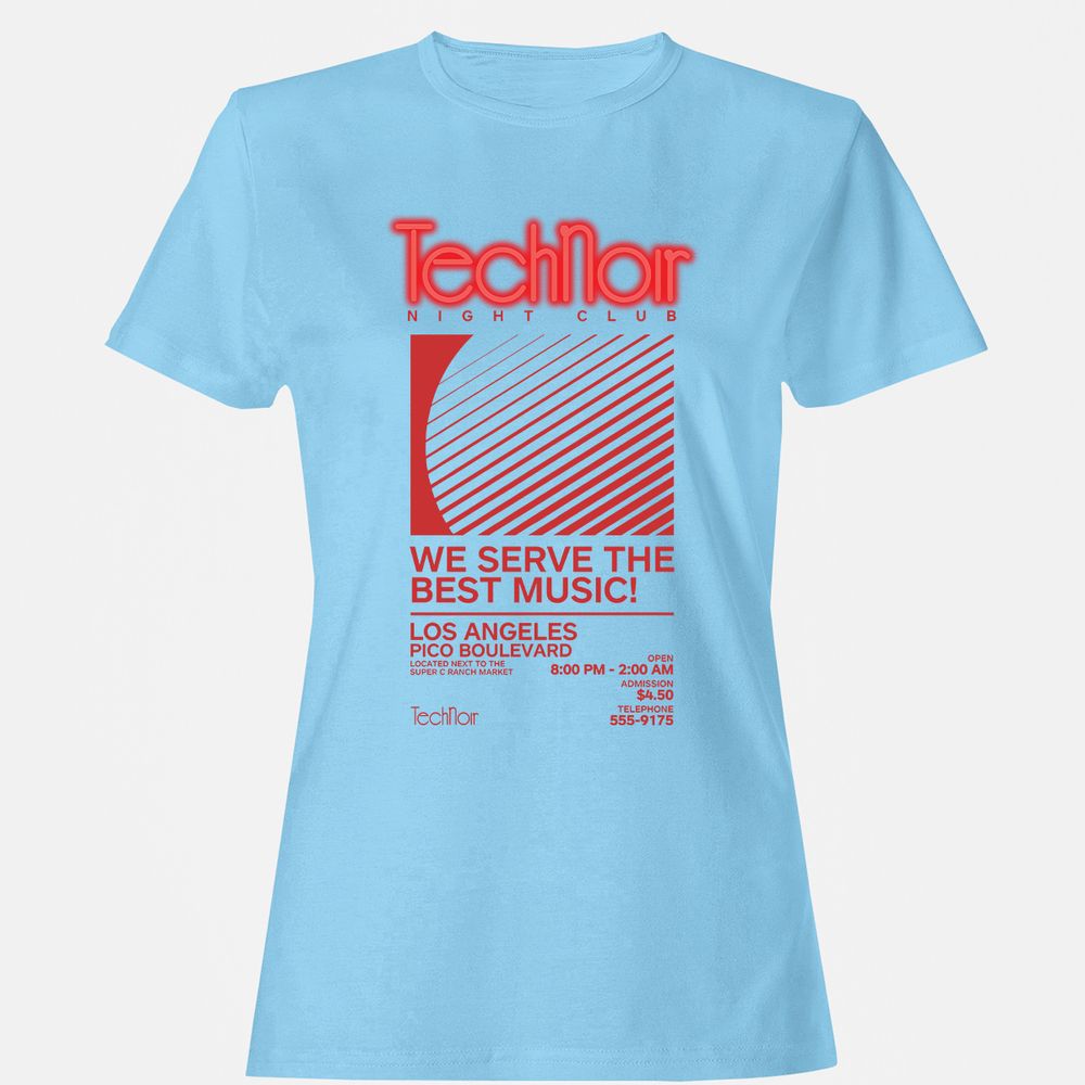 Women's T-Shirt - M1QJVQ8C - Light Blue - 8