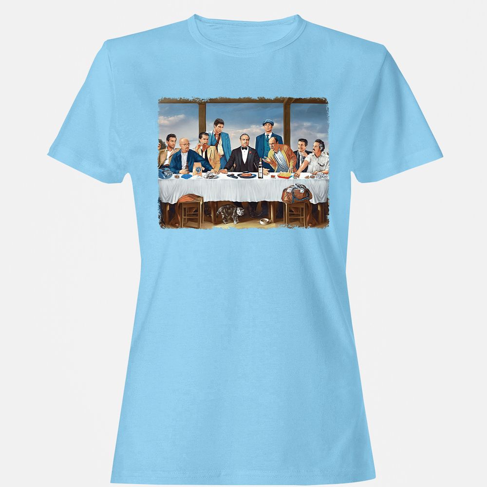 Women's T-Shirt - 4HYW86PQ - Light Blue - 8