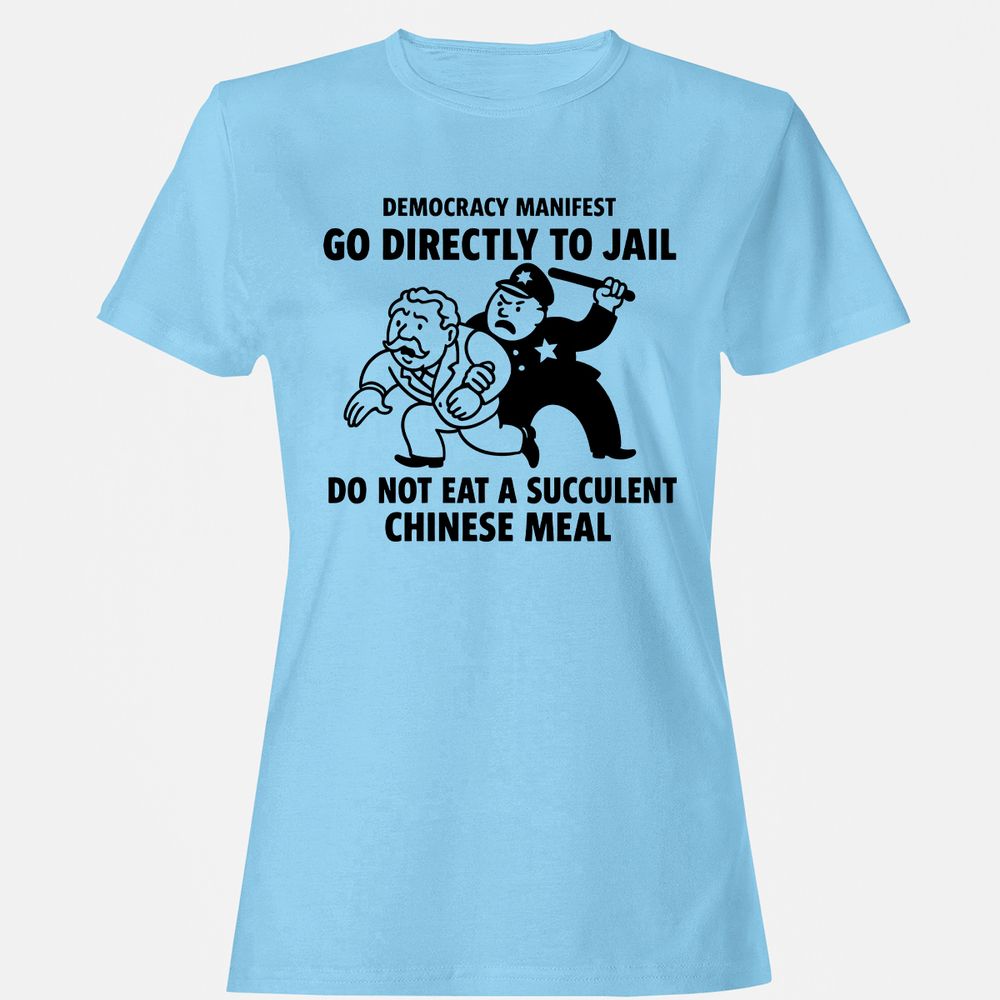 Women's T-Shirt - WR5EJJUU - Light Blue - 8