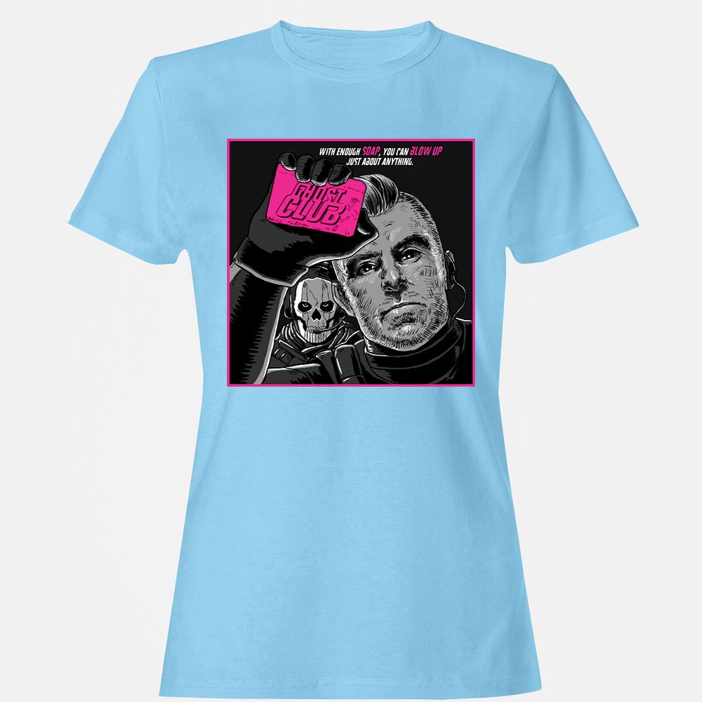 Women's T-Shirt - DX6M3TD6 - Light Blue - 8