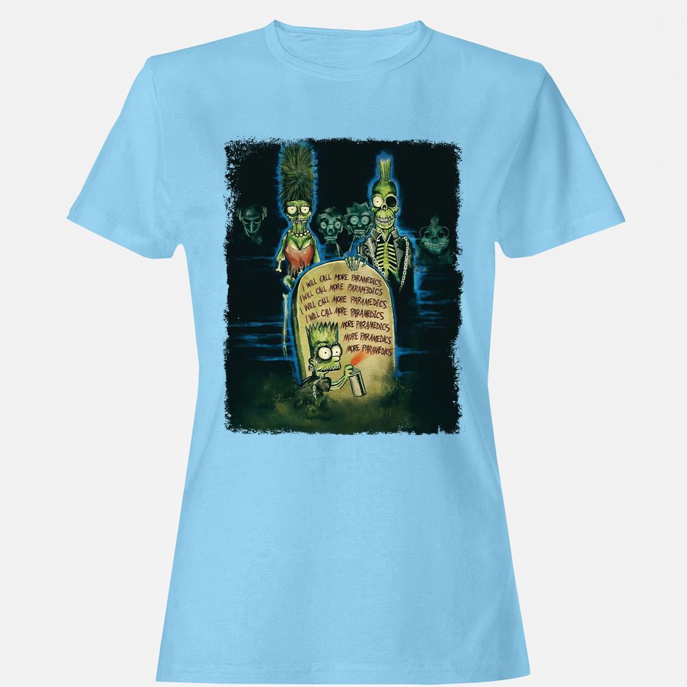 Women's T-Shirt - JZKQKW4F - Light Blue - 8