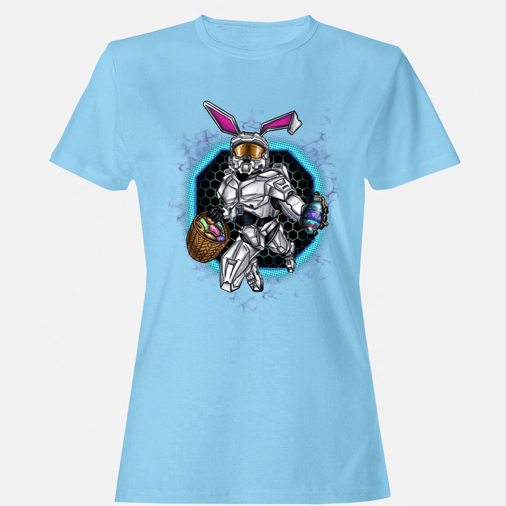 Women's T-Shirt - ZZELSJLX - Light Blue - 8