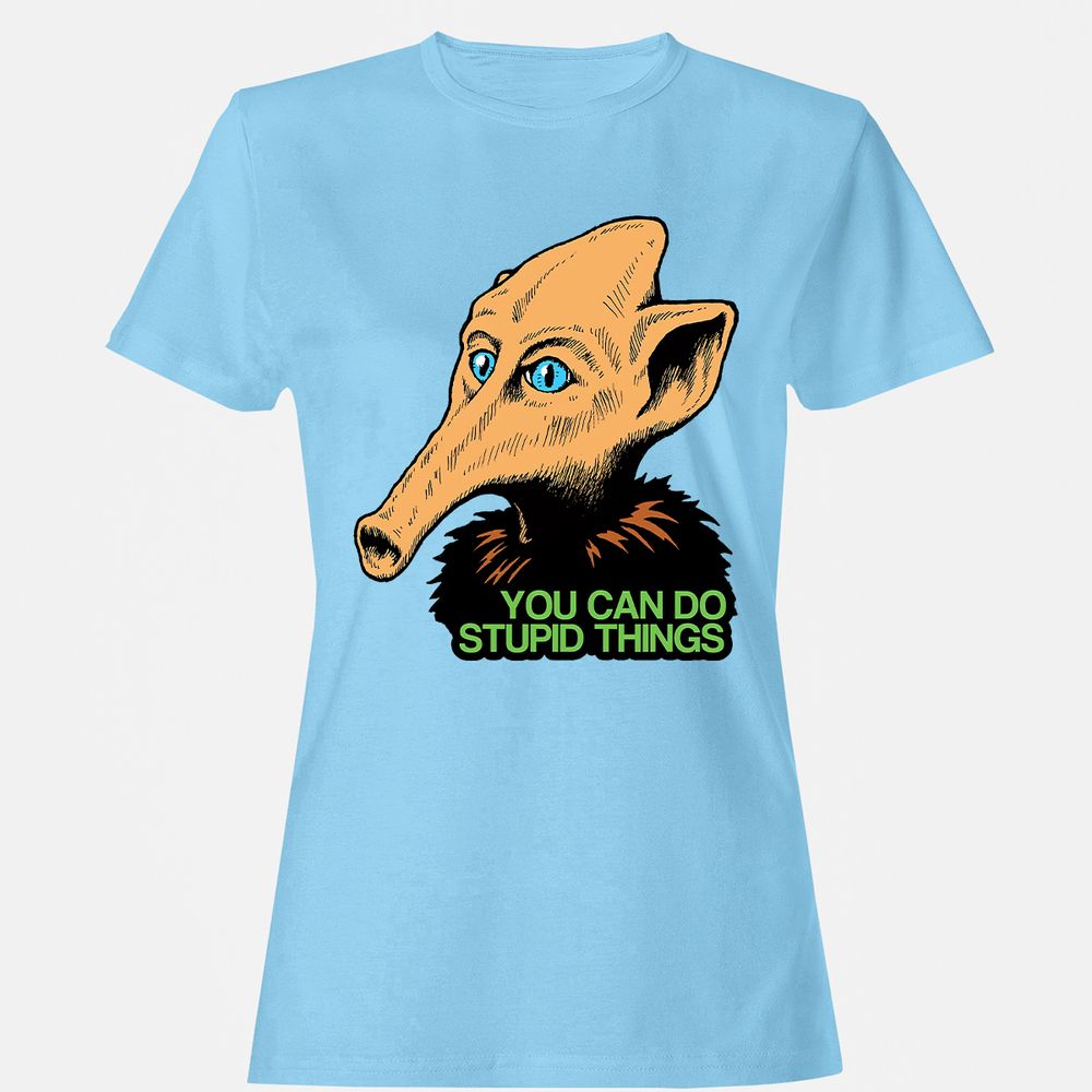 Women's T-Shirt - M84AGE7X - Light Blue - 8