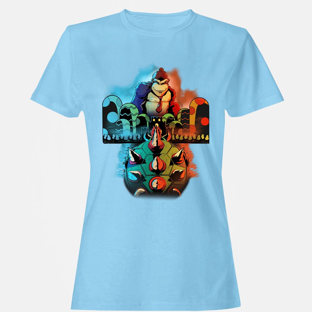 Women's T-Shirt - NF5MYKSZ - Light Blue - 8