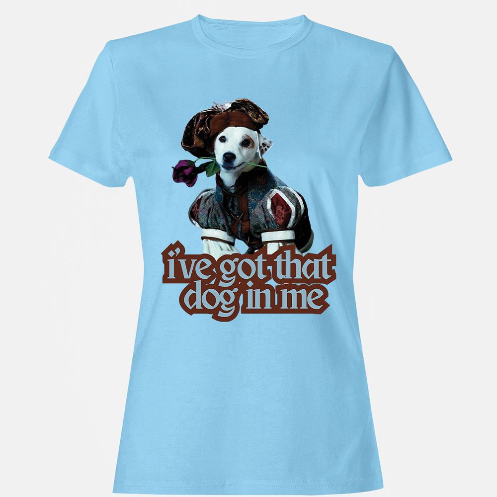 Women's T-Shirt - QYKRSZQ3 - Light Blue - 8