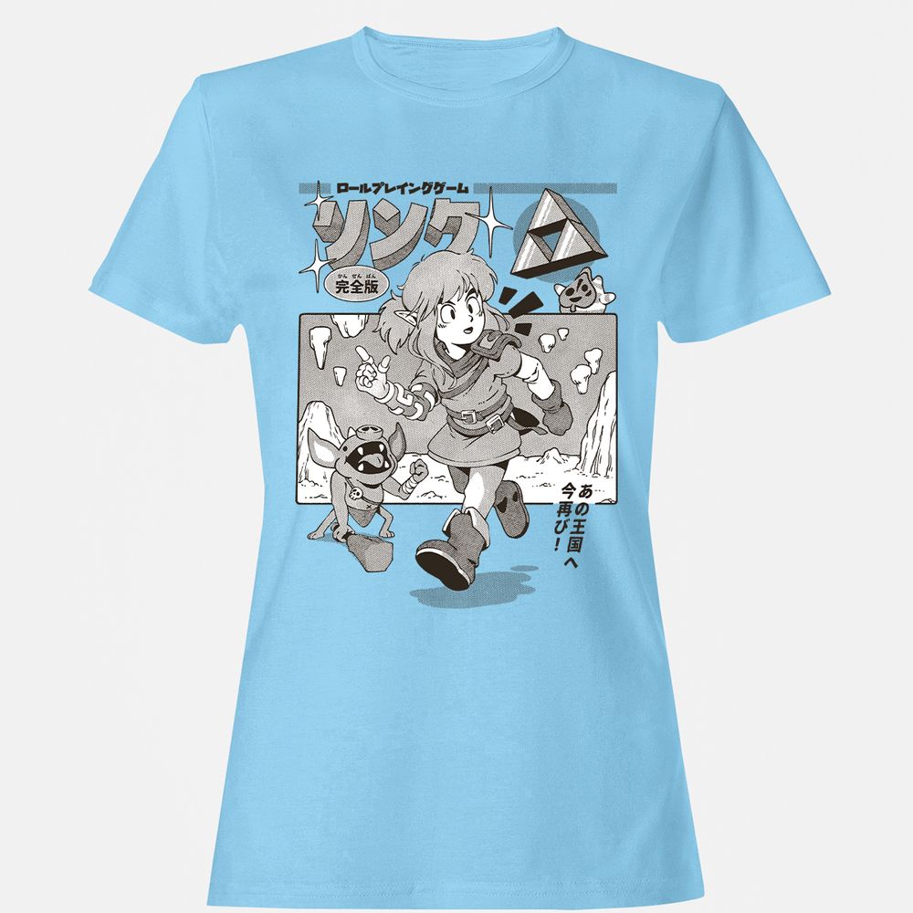 Women's T-Shirt - TD8D2FTB - Light Blue - 8