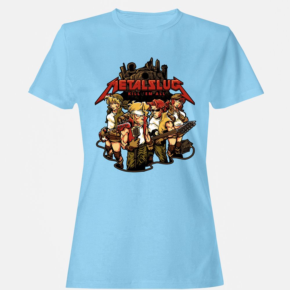 Women's T-Shirt - 6LNS31JZ - Light Blue - 8