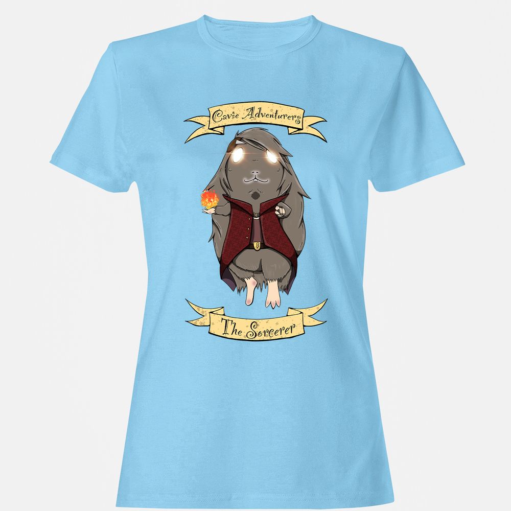 Women's T-Shirt - 4FZL1YGA - Light Blue - 8