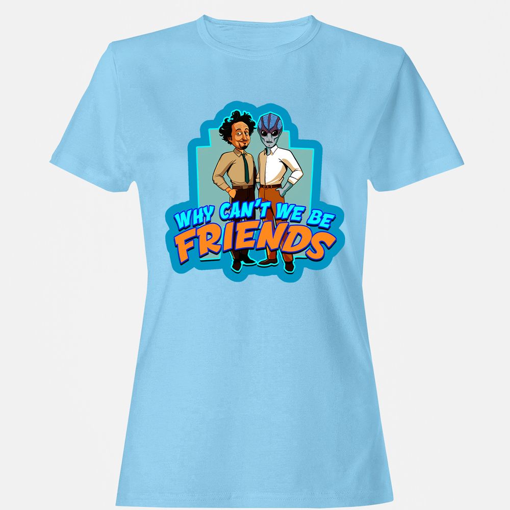 Women's T-Shirt - 1F1E88MH - Light Blue - 8