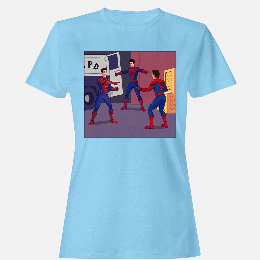 Women's T-Shirt - LZA6NVQV - Light Blue - 8