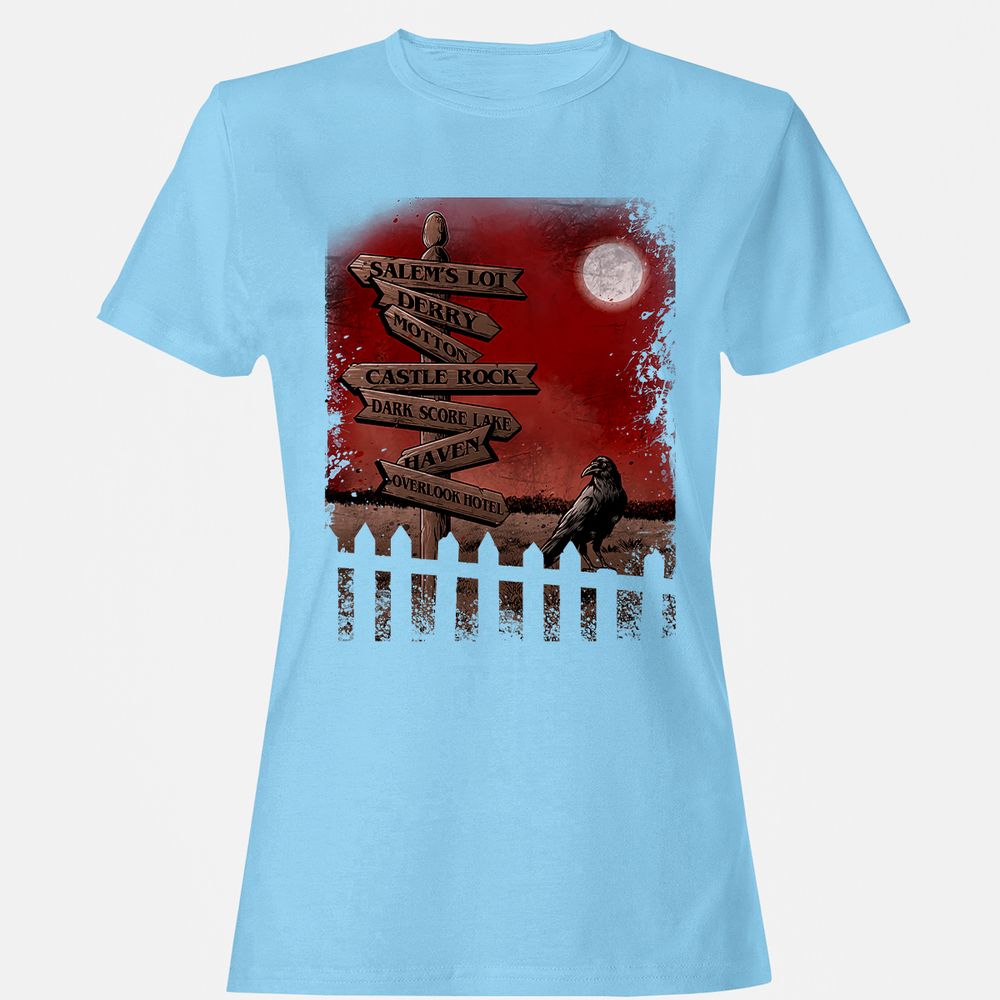 Women's T-Shirt - YM7QEK2E - Light Blue - 8