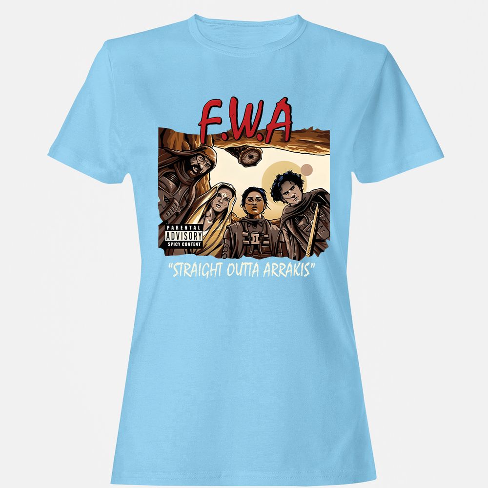 Women's T-Shirt - G7ZHLE2B - Light Blue - 8