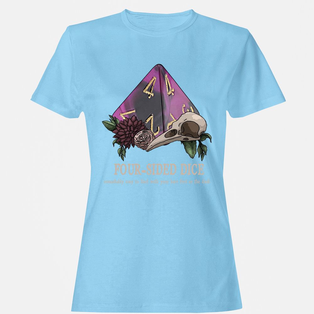 Women's T-Shirt - 33E4BAZX - Light Blue - 8