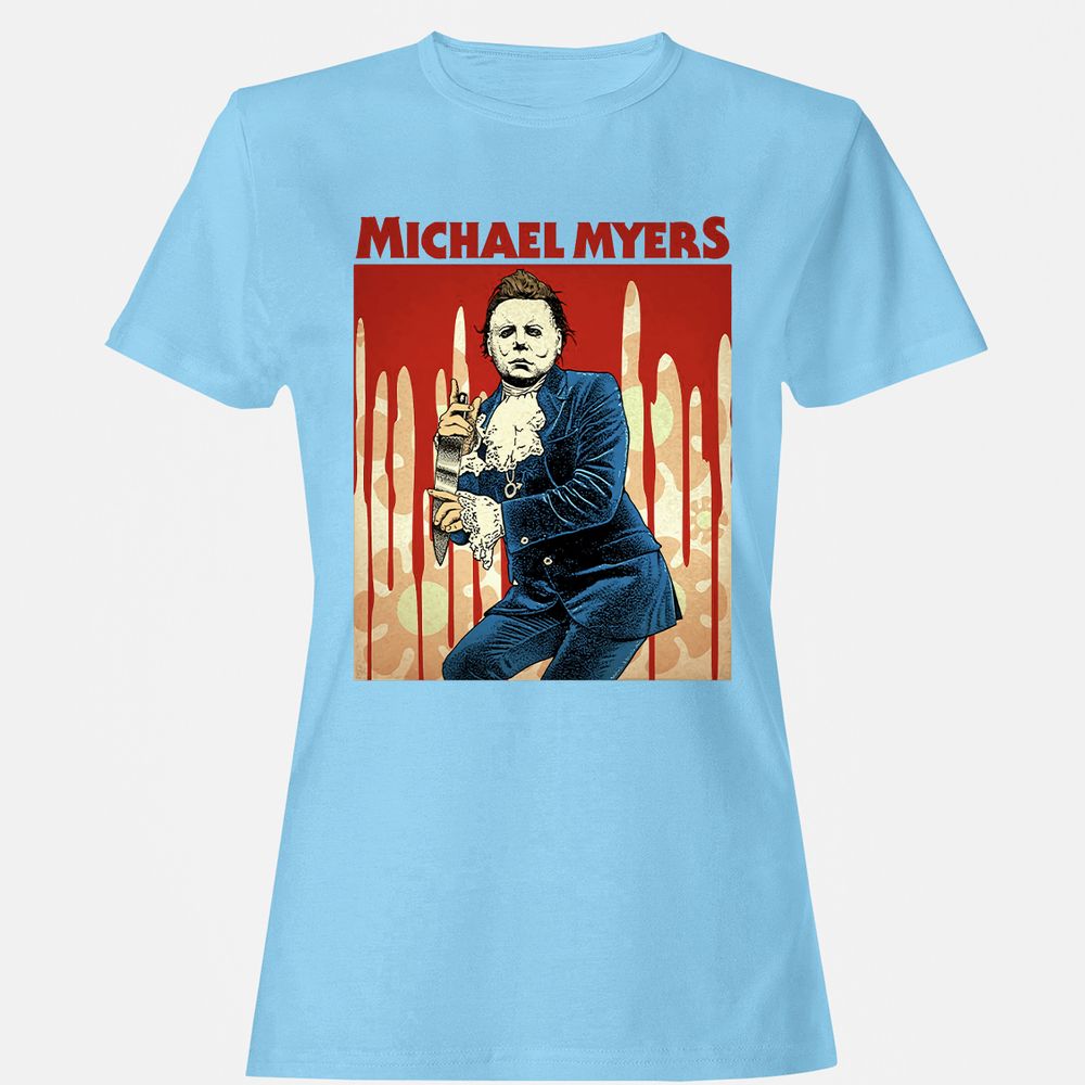 Women's T-Shirt - BT5GQTB9 - Light Blue - 8