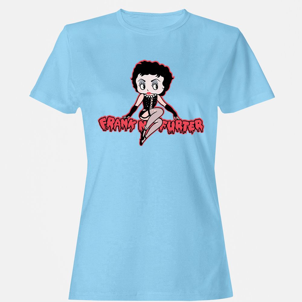 Women's T-Shirt - V9RES6CR - Light Blue - 8