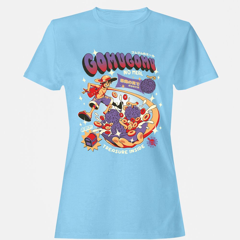 Women's T-Shirt - Q14D5ZB1 - Light Blue - 8
