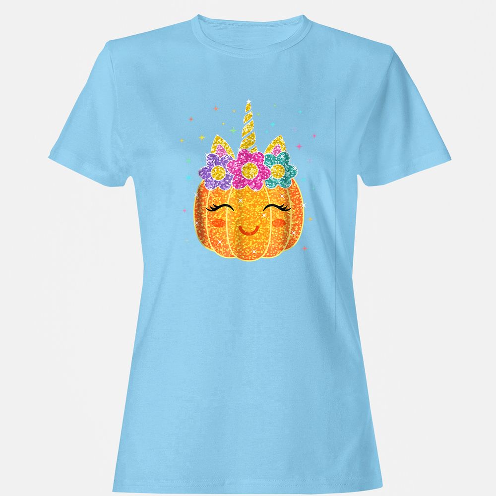 Women's T-Shirt - XG8YKB3K - Light Blue - 8