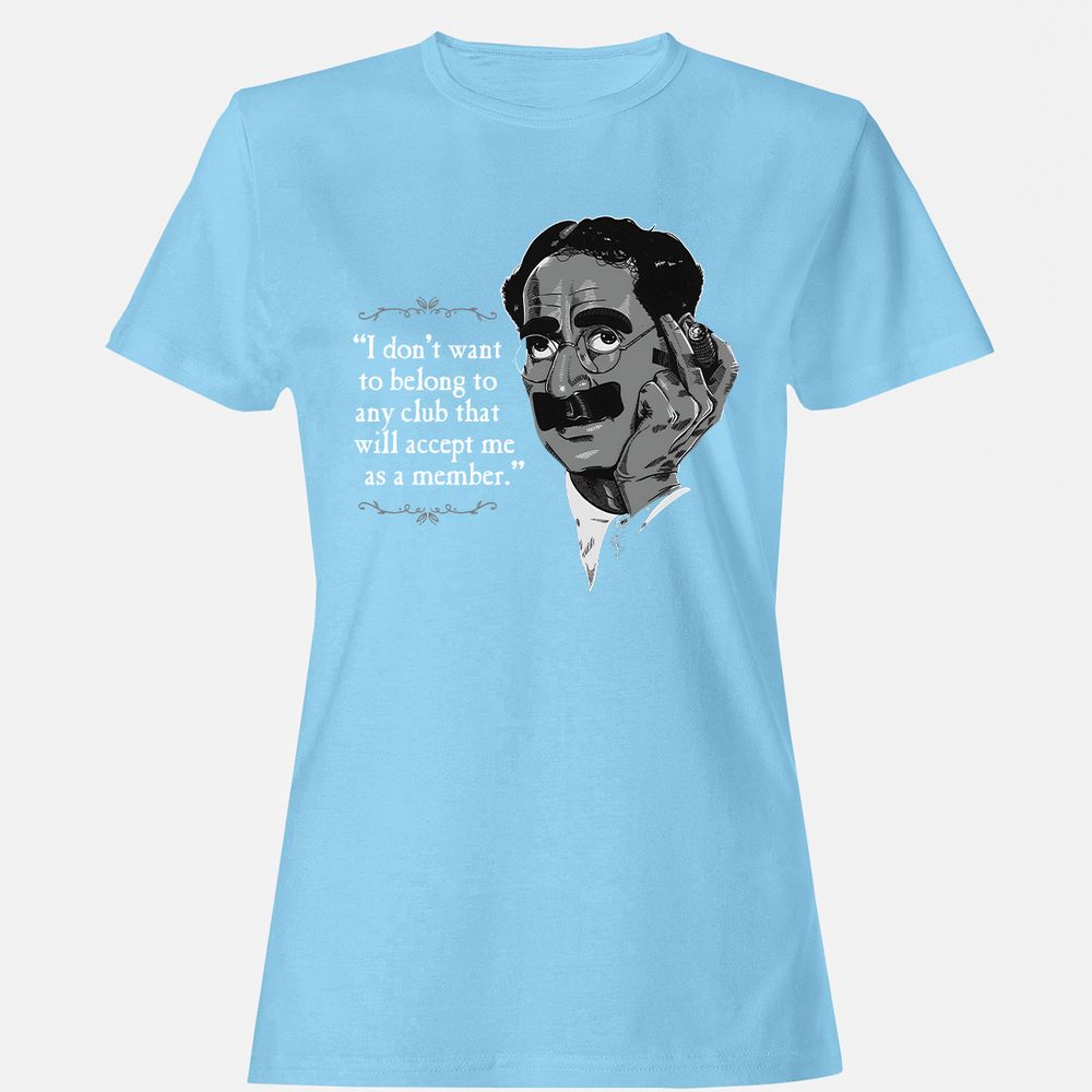 Women's T-Shirt - 6PVLW6NS - Light Blue - 8