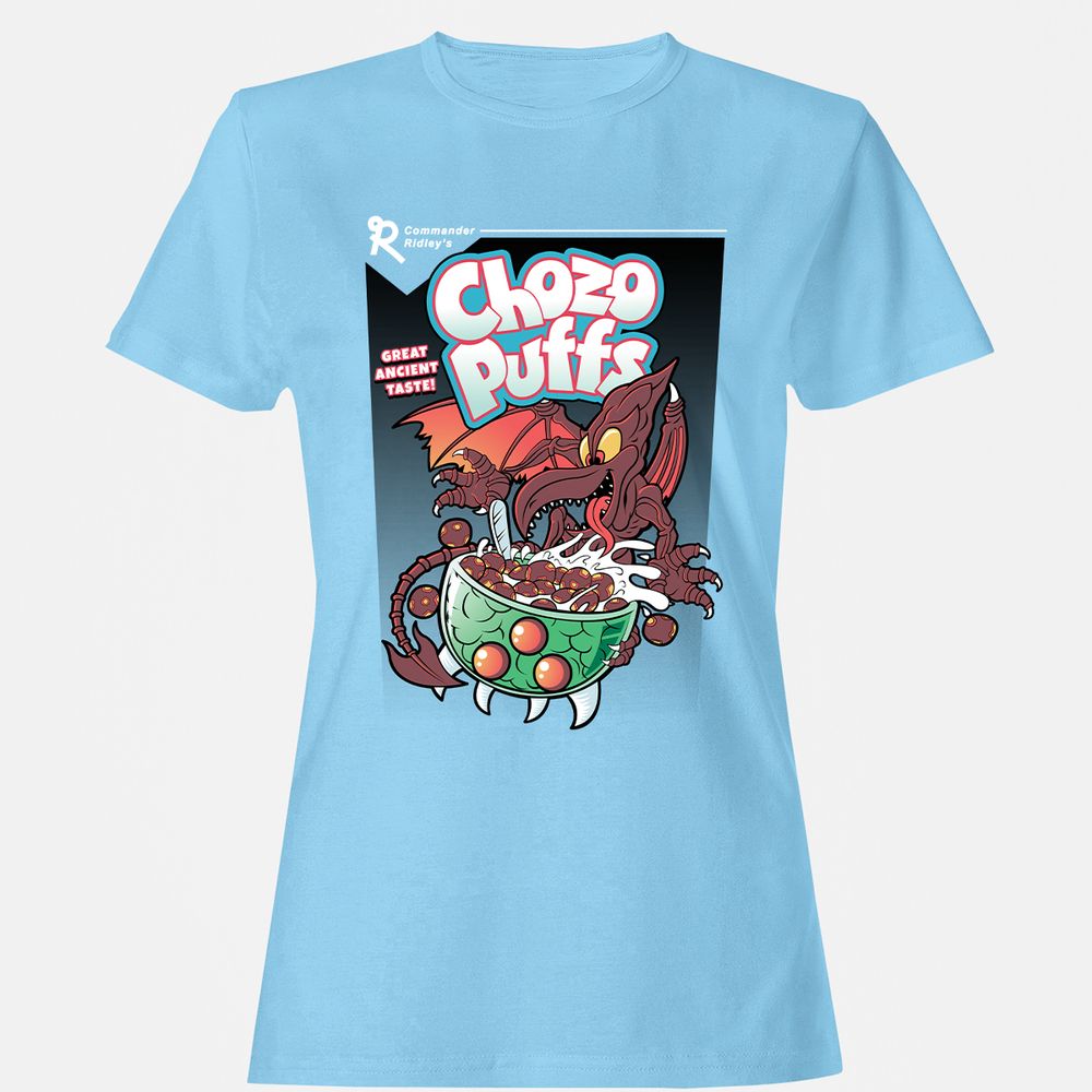 Women's T-Shirt - QWPEFMJG - Light Blue - 8