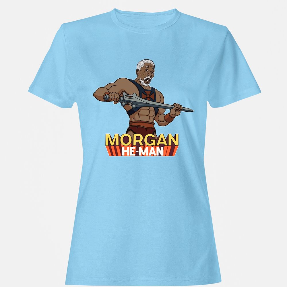 Women's T-Shirt - 5KN8J9YT - Light Blue - 8