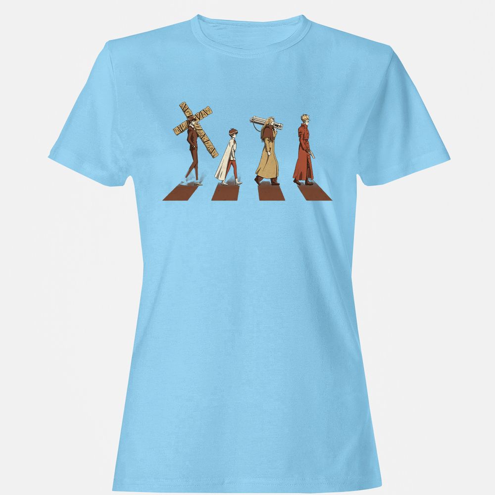 Women's T-Shirt - BHLP1PQX - Light Blue - 8