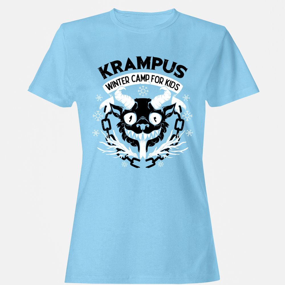 Women's T-Shirt - 4GC61Y8Q - Light Blue - 8
