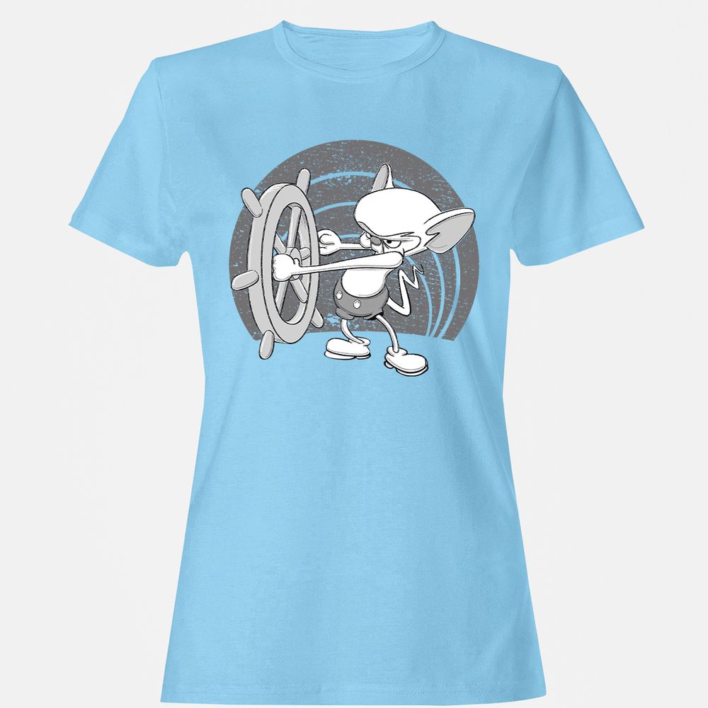 Women's T-Shirt - 7ER2Z8C2 - Light Blue - 8