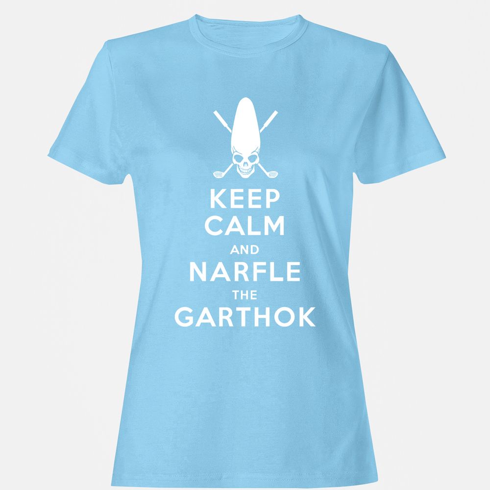 Women's T-Shirt - 4ZVSAN4W - Light Blue - 8