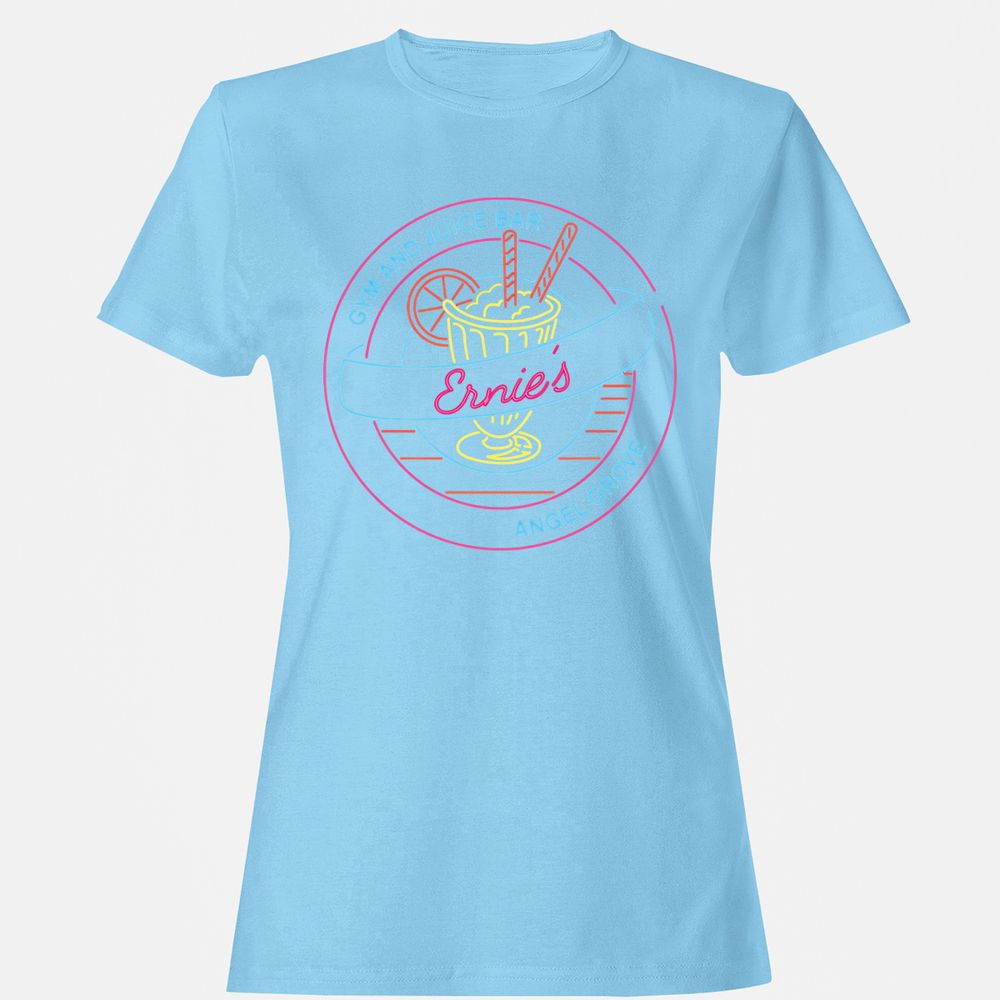Women's T-Shirt - 5XKSLUWJ - Light Blue - 8