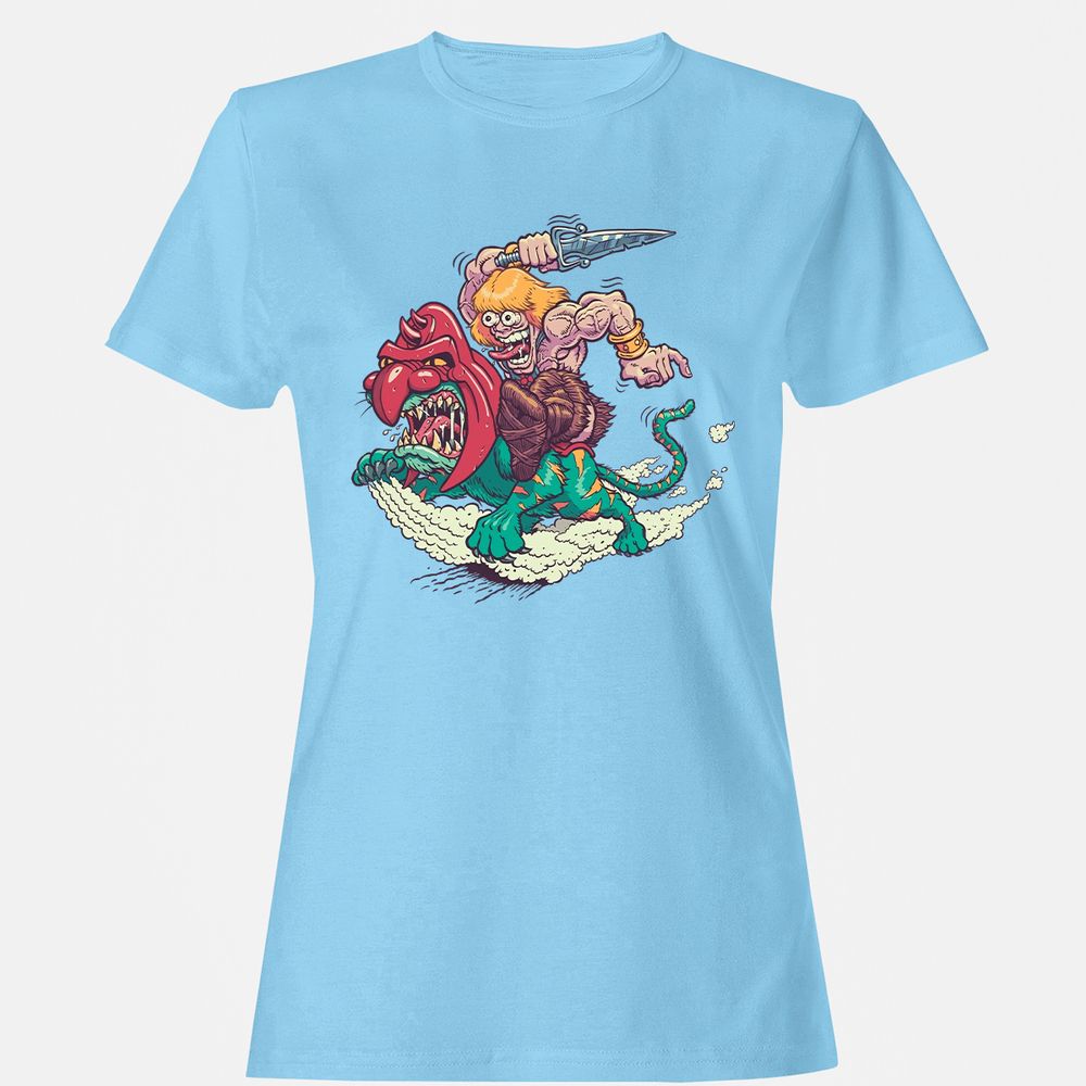 Women's T-Shirt - BME984MF - Light Blue - 8