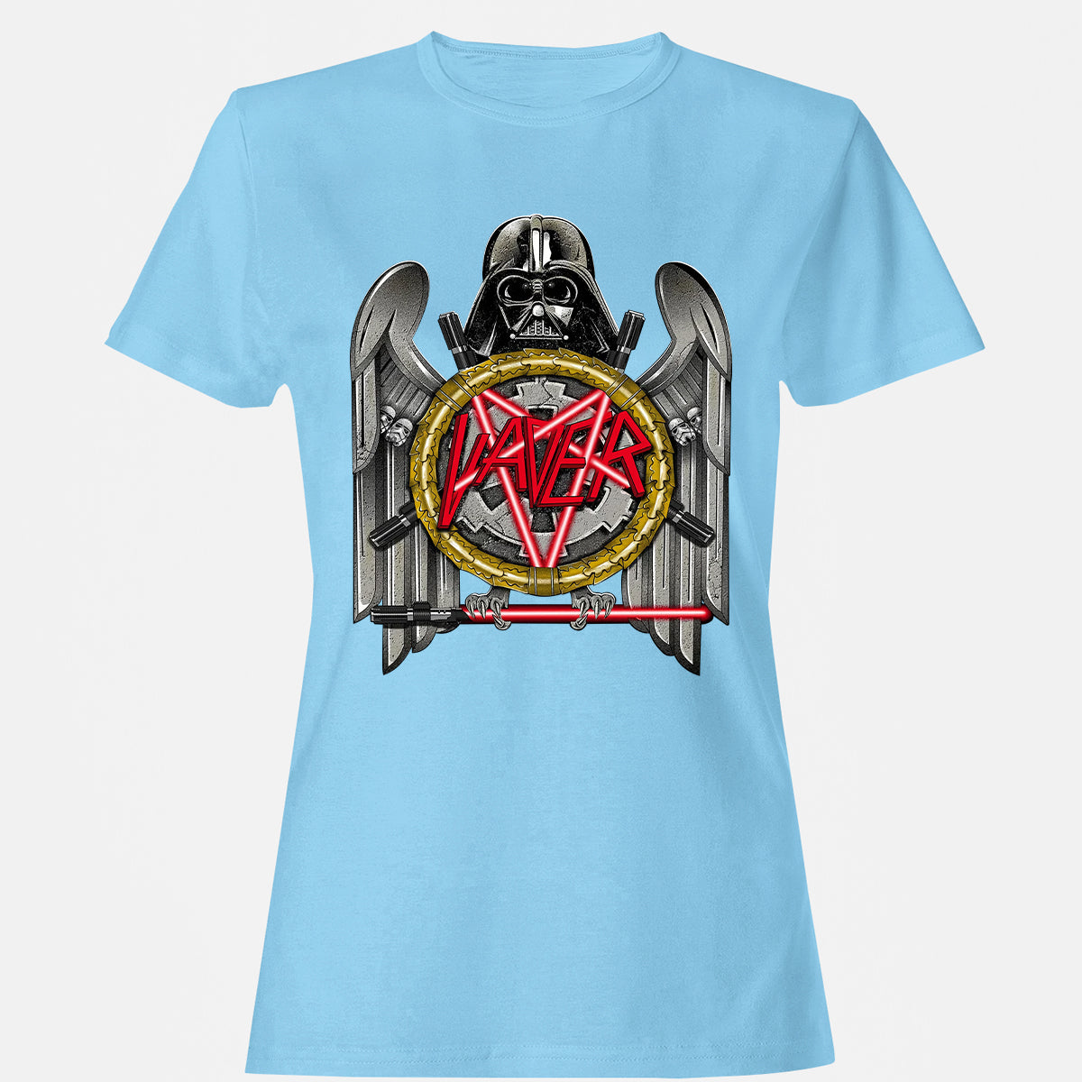 Women's T-Shirt - 3ZP3AUBE - Light Blue - 8