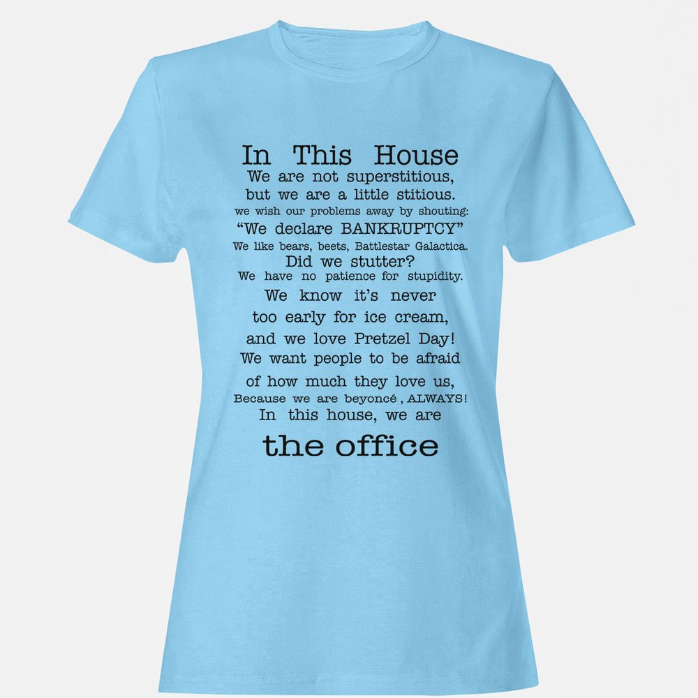 Women's T-Shirt - KAGXCEFE - Light Blue - 8