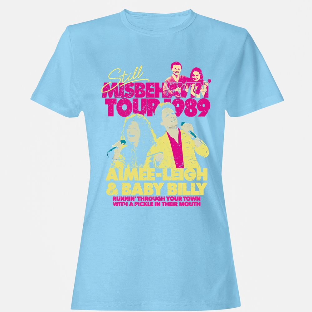 Women's T-Shirt - 5JUTXZDU - Light Blue - 8