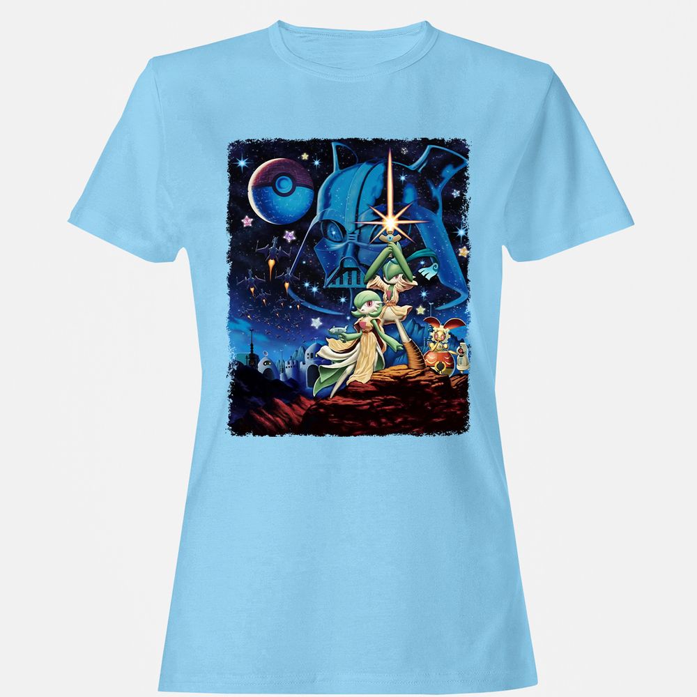 Women's T-Shirt - VA5HBCJ7 - Light Blue - 8