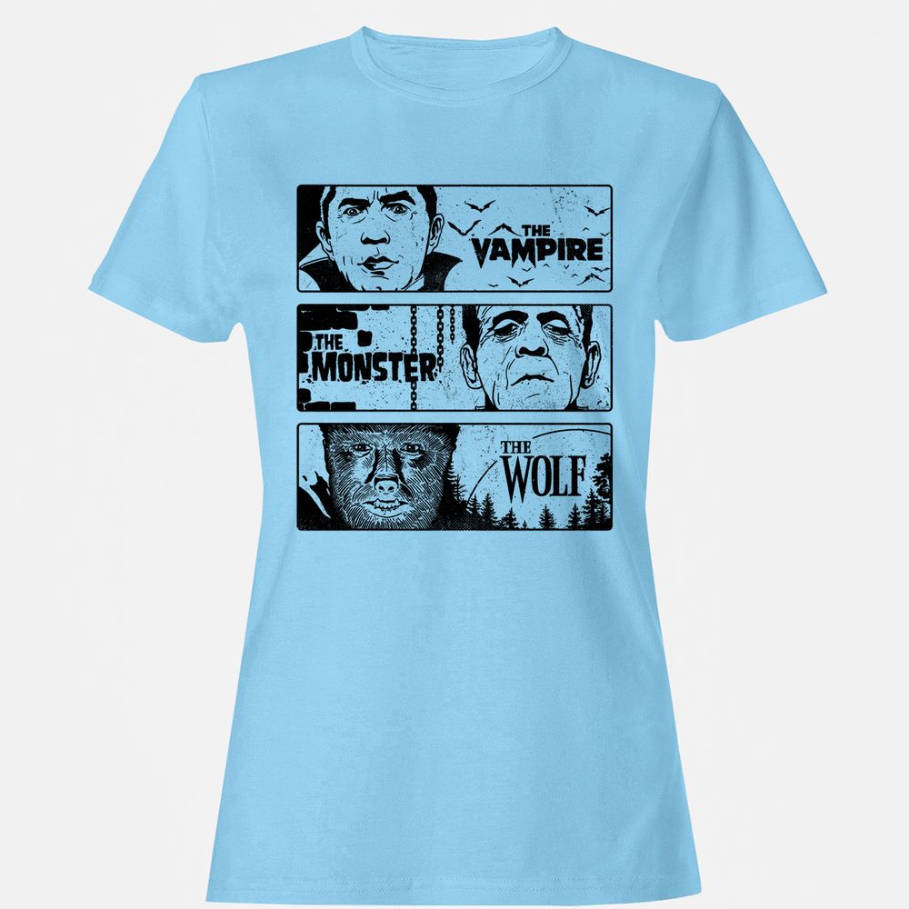 Women's T-Shirt - AQ17CW9N - Light Blue - 8