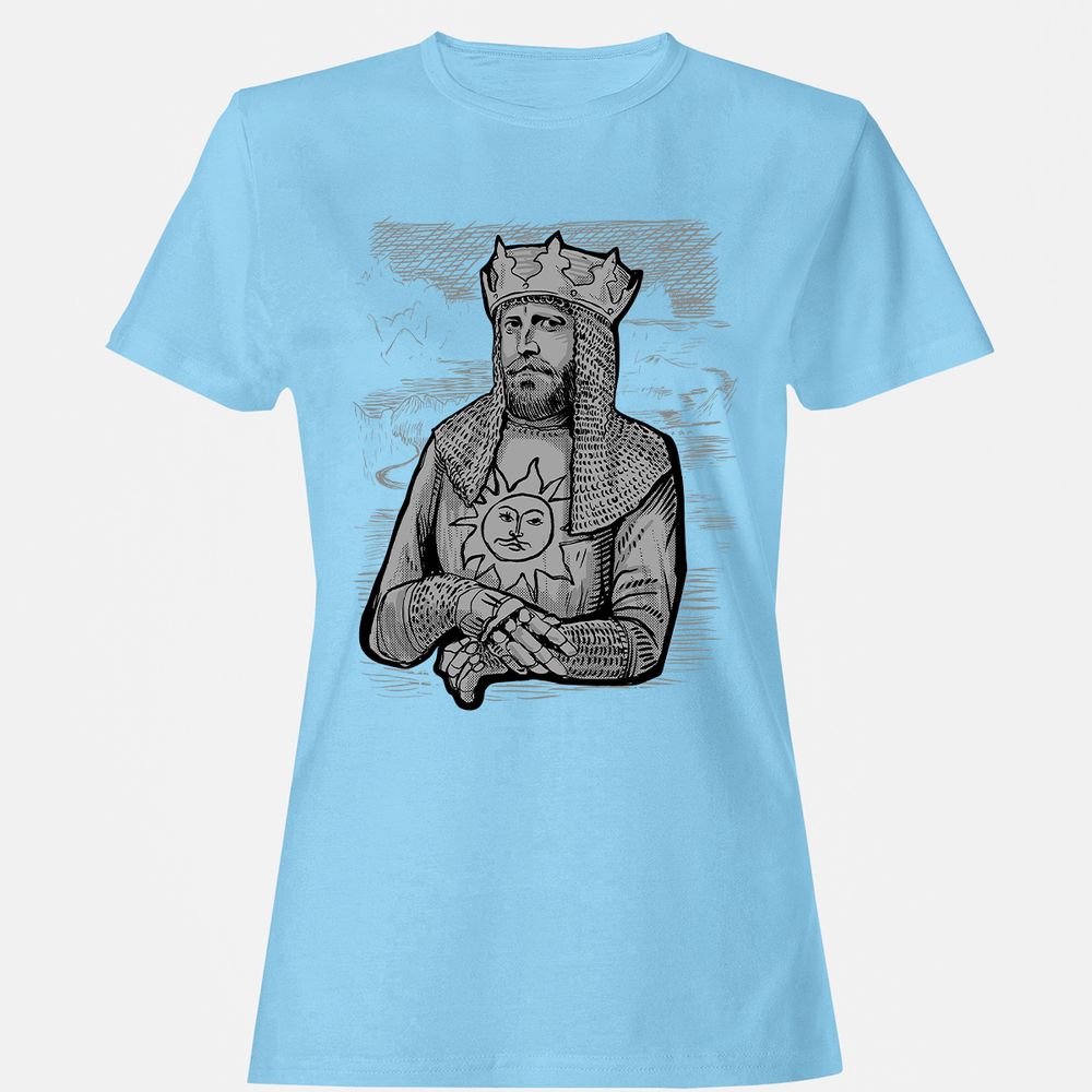 Women's T-Shirt - 8J8RGDNP - Light Blue - 8