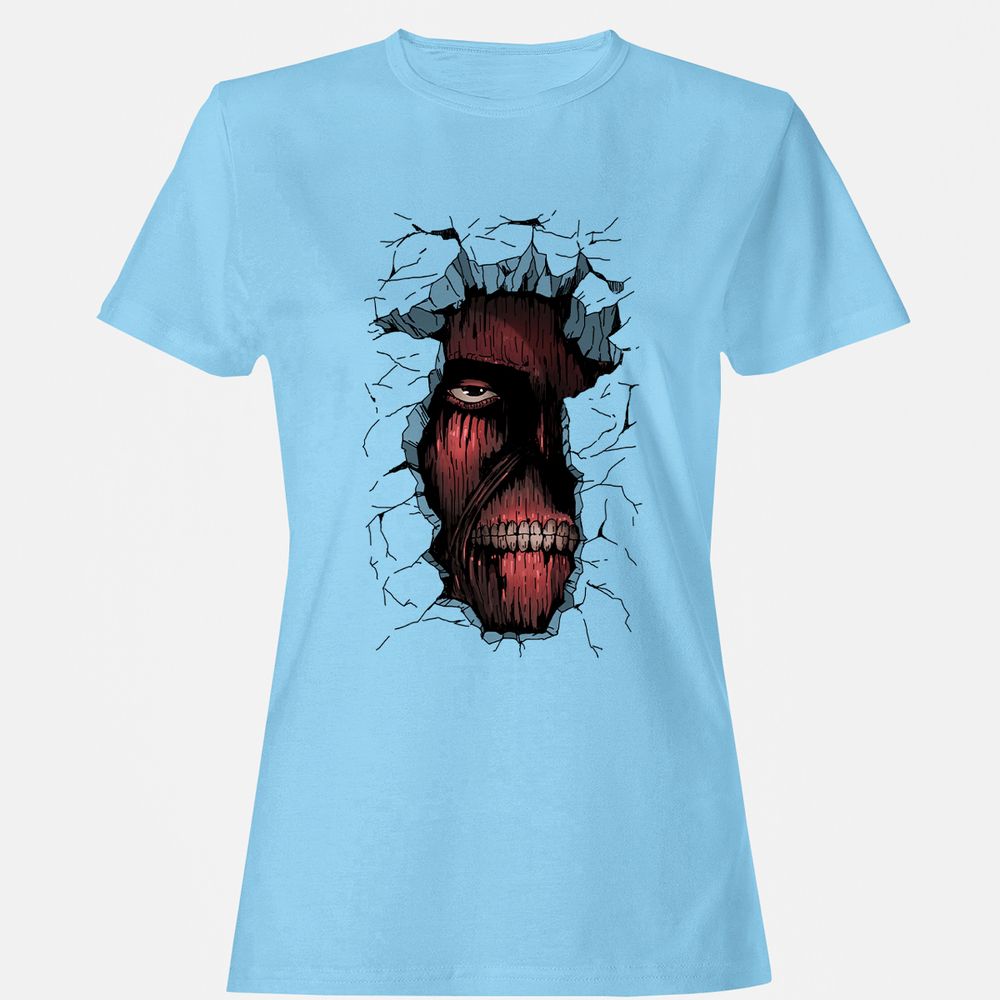Women's T-Shirt - TZ5JLR8M - Light Blue - 8