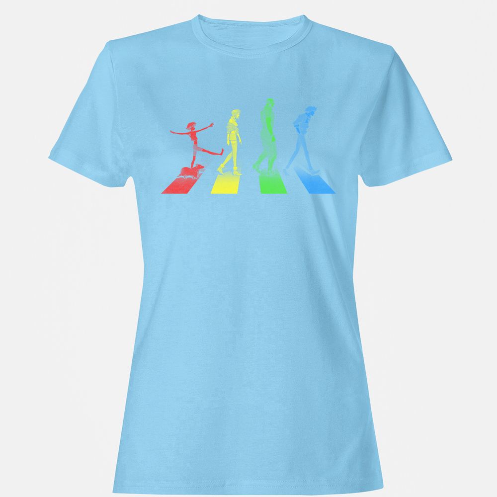 Women's T-Shirt - 9S6BDUNQ - Light Blue - 8