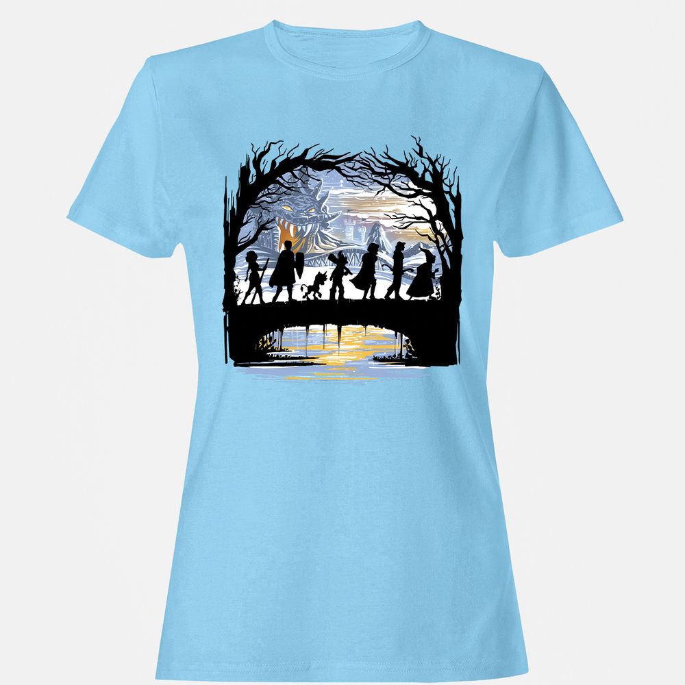 Women's T-Shirt - FYBWY9HJ - Light Blue - 8