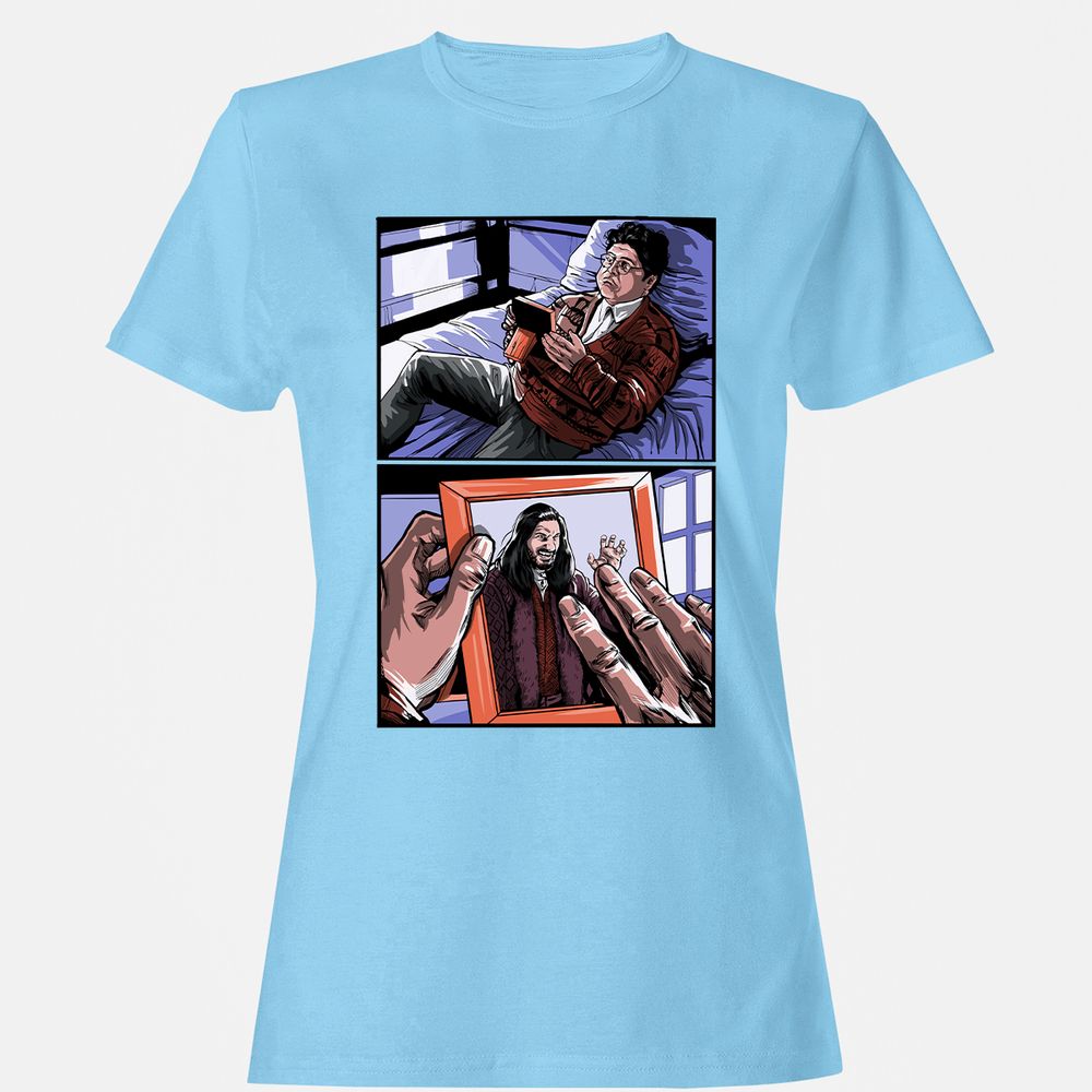 Women's T-Shirt - F28EVGZK - Light Blue - 8