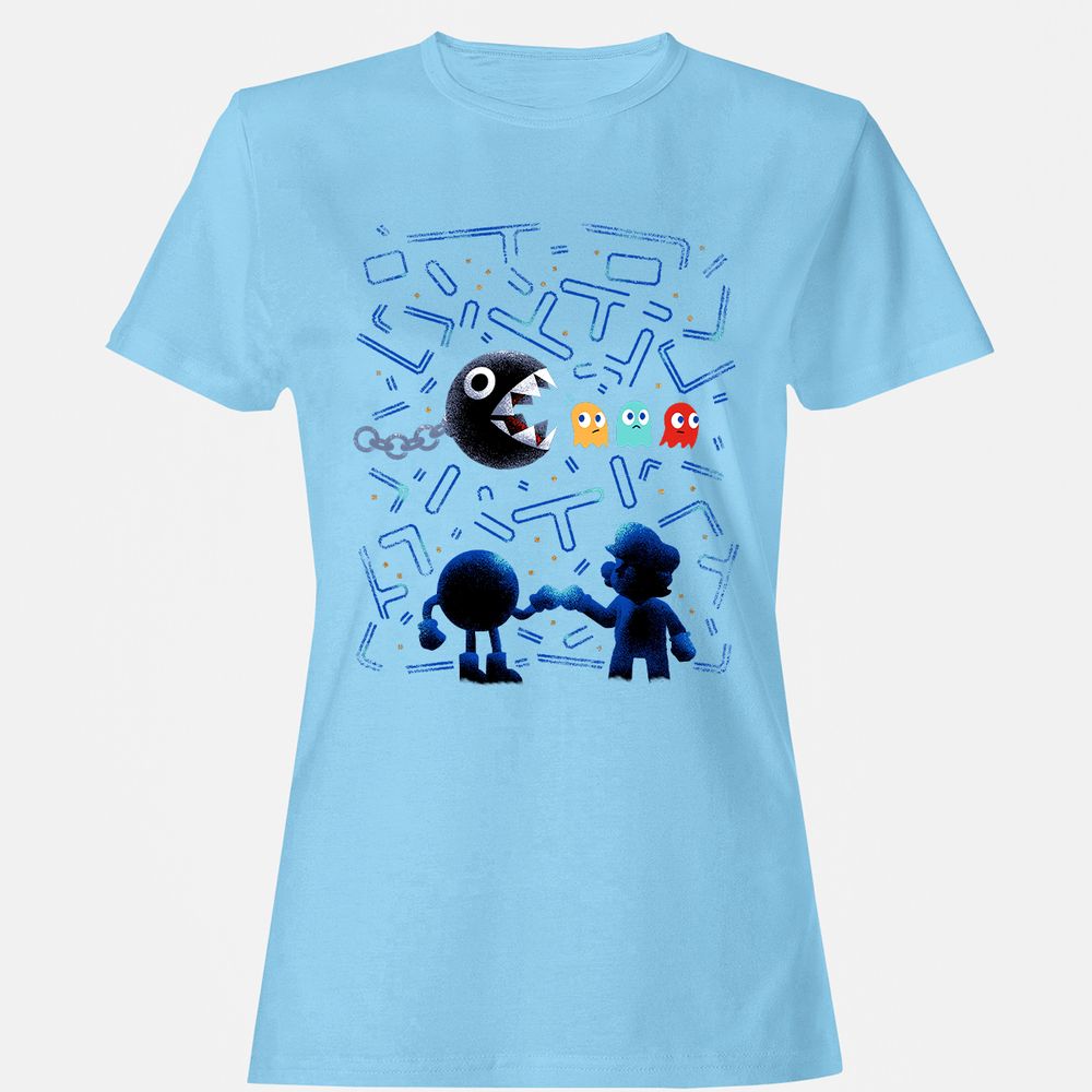 Women's T-Shirt - W1PSVKFV - Light Blue - 8