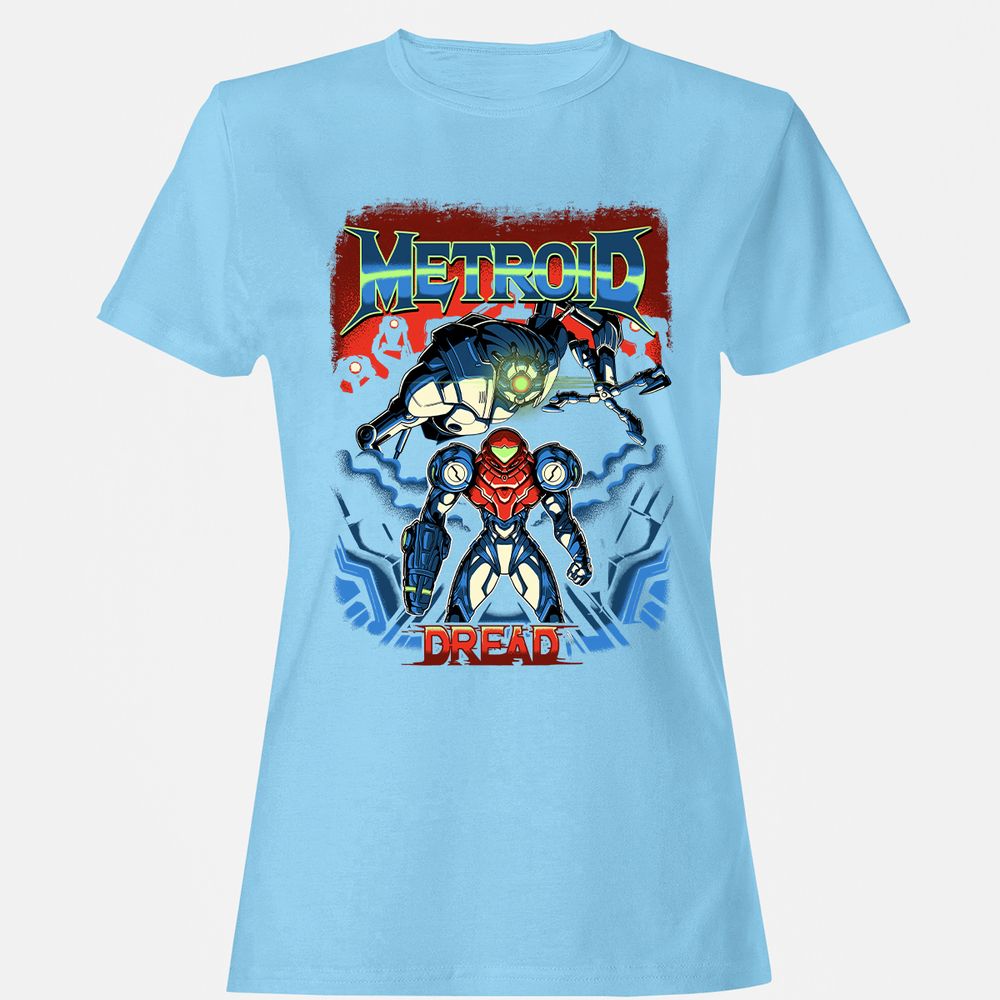 Women's T-Shirt - CQF4UJDX - Light Blue - 8