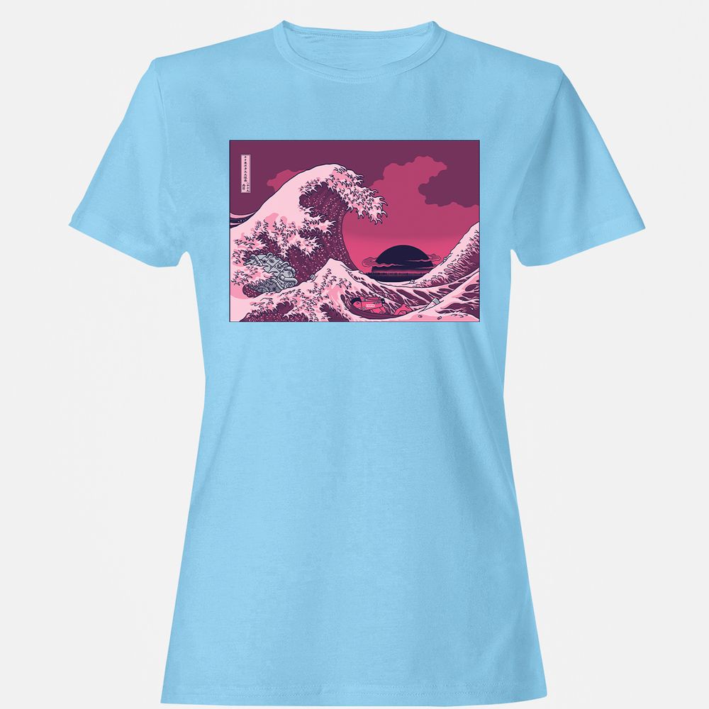 Women's T-Shirt - 4WHMXSVL - Light Blue - 8