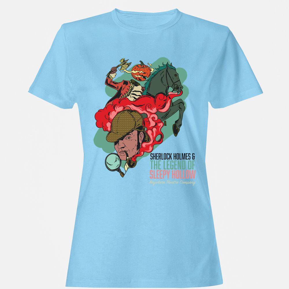 Women's T-Shirt - U85PGQR8 - Light Blue - 8