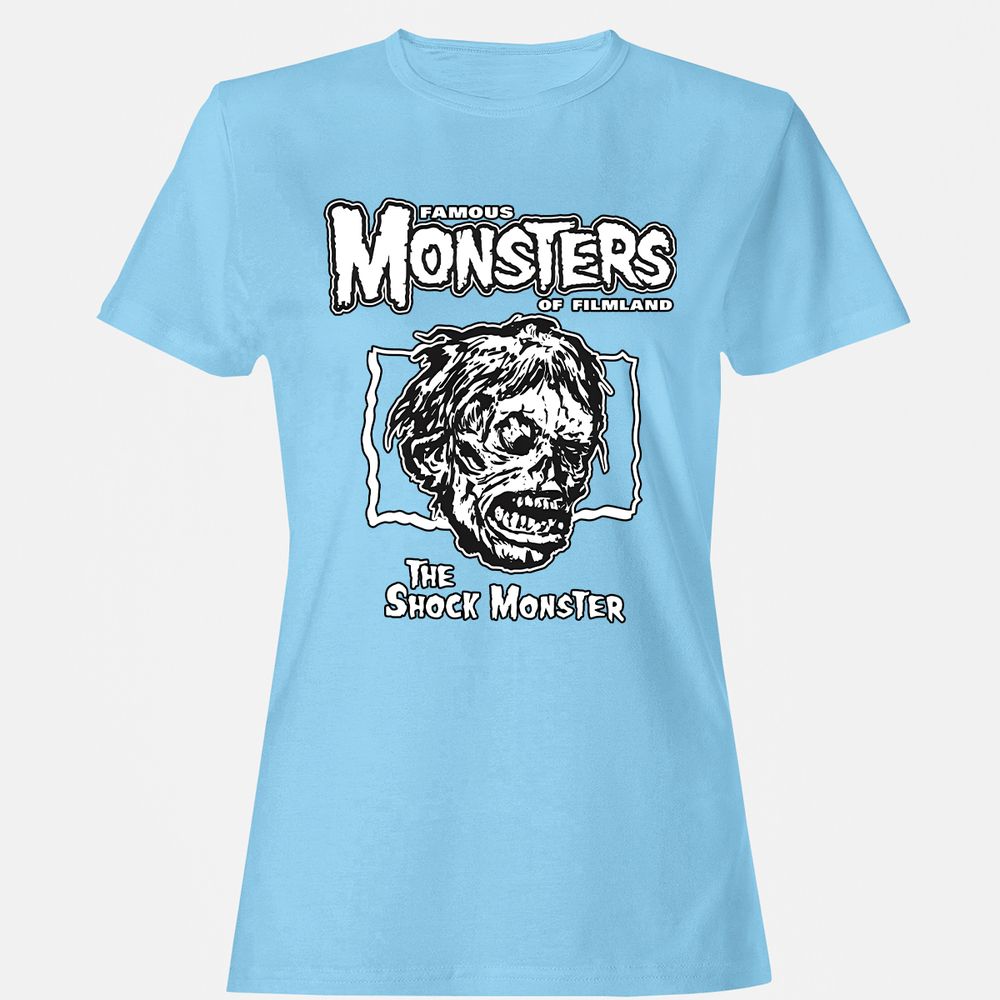 Women's T-Shirt - M9Q1ZFE4 - Light Blue - 8