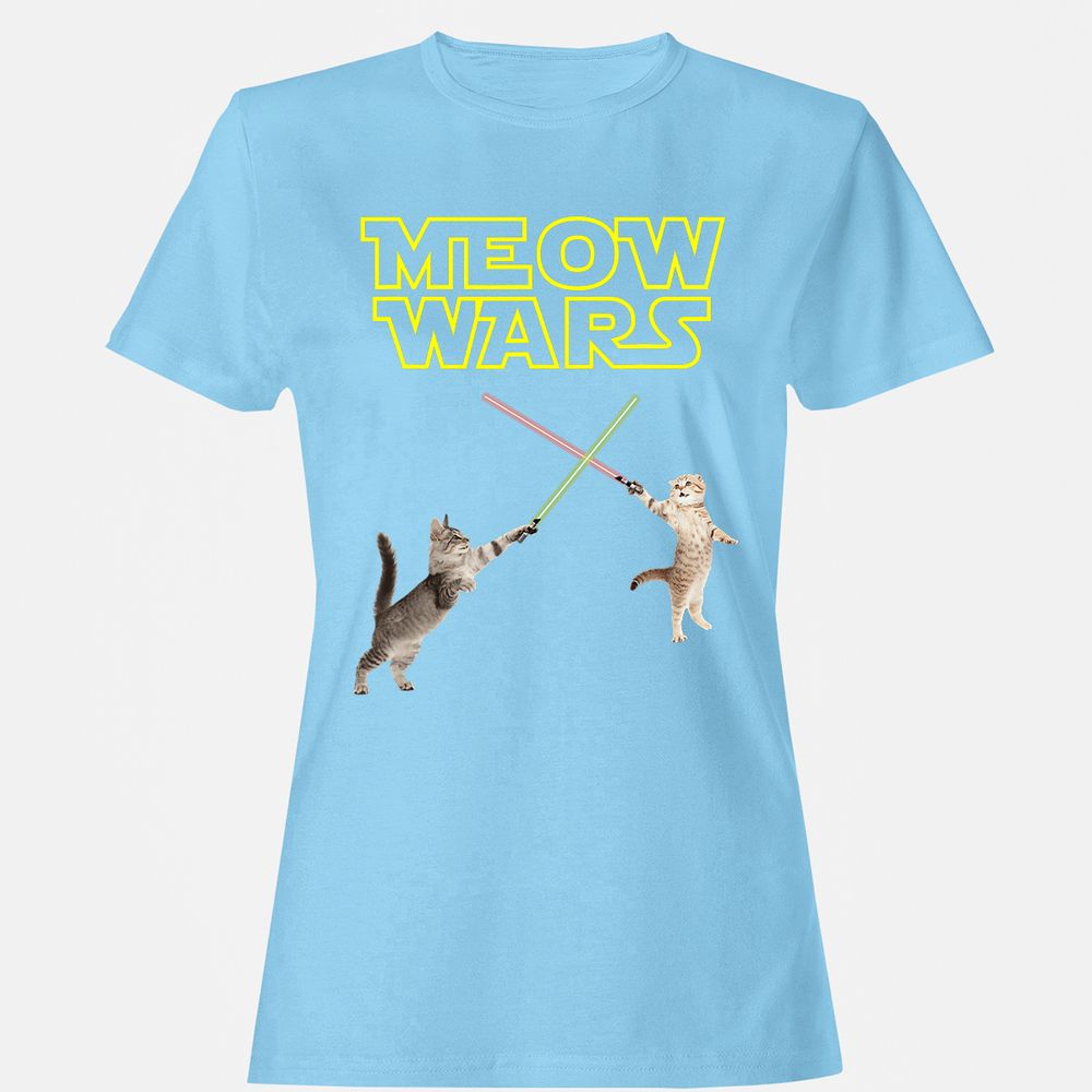 Women's T-Shirt - C148RY9X - Light Blue - 8