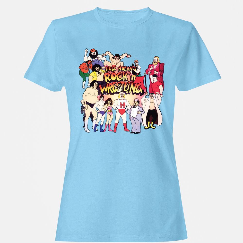 Women's T-Shirt - U8JVPBZP - Light Blue - 8