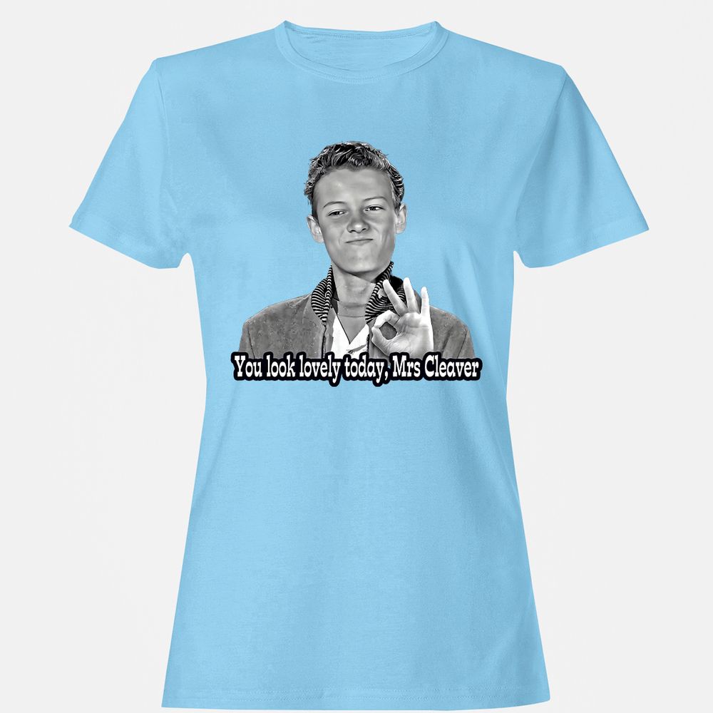 Women's T-Shirt - FK7FFHL4 - Light Blue - 8