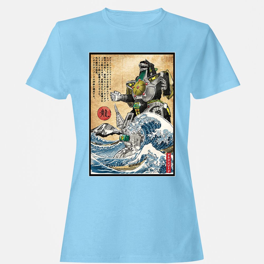 Women's T-Shirt - CWJQ6DBP - Light Blue - 8