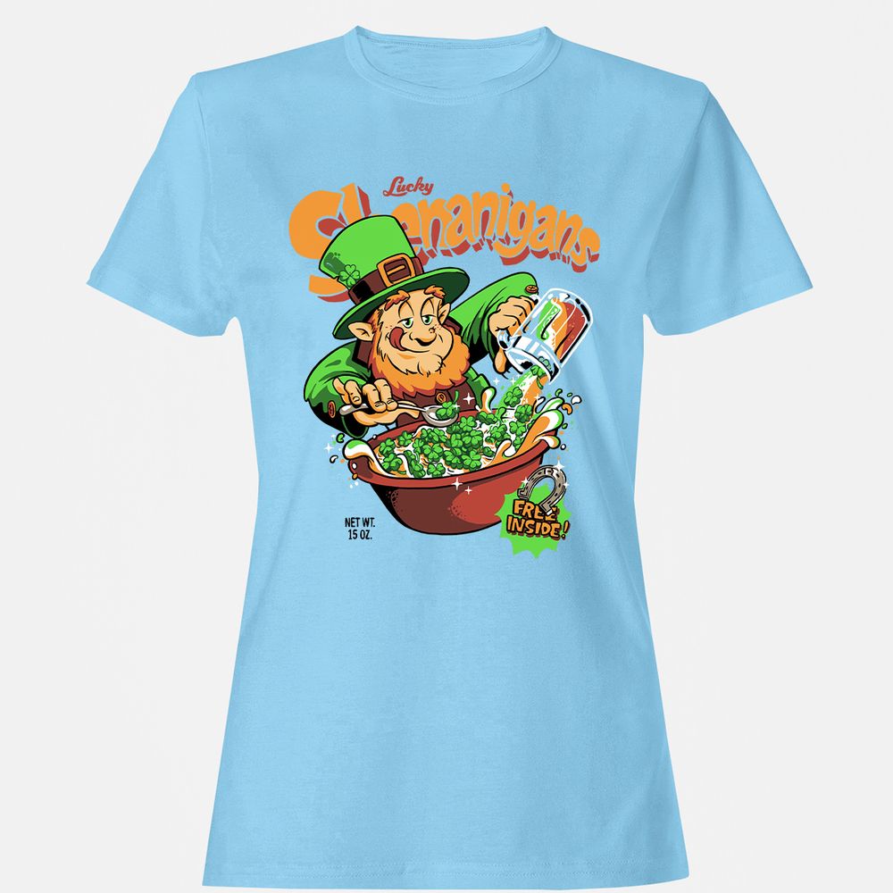 Women's T-Shirt - X7BDD7D6 - Light Blue - 8